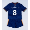 Camiseta Newcastle United Sandro Tonali #8 Tercera Equipación Replica 2025-26 para niños mangas cortas (+ Pantalones cortos)